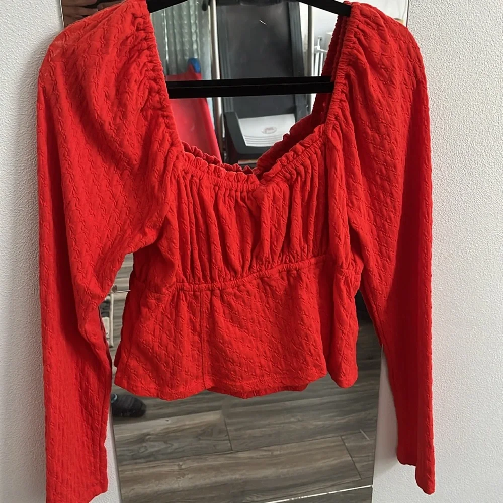 Free People Ladybug blouse